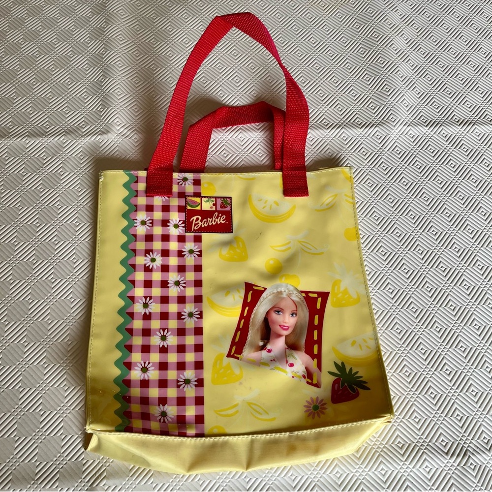Vintage 2003 Mattel Barbie Vinyl Tote Bag